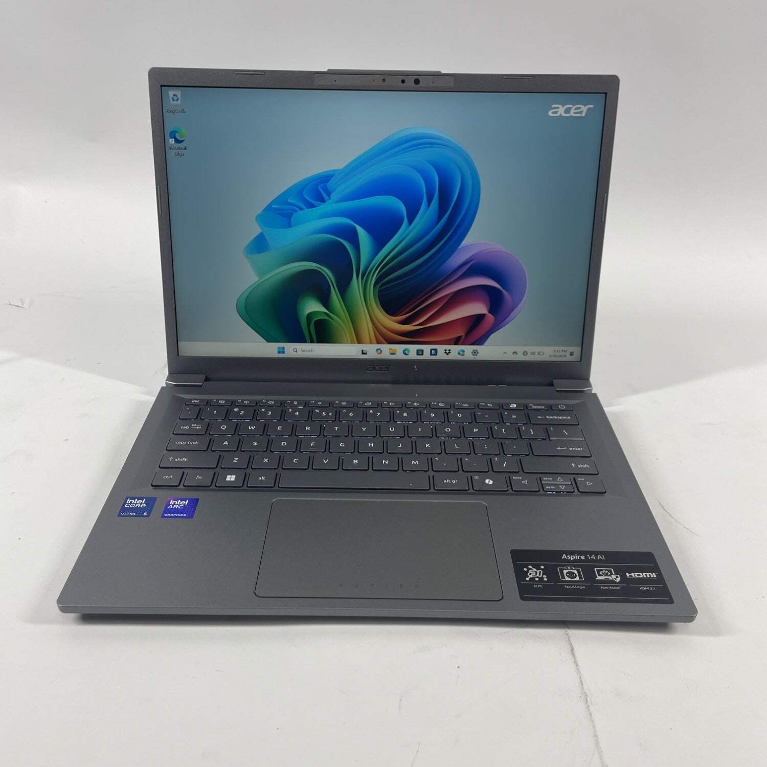 Acer Aspire 14 AI N24Q14 Core Ultra 5 226V 2.1GHz 16GB RAM 512GB Intel Arc A370M