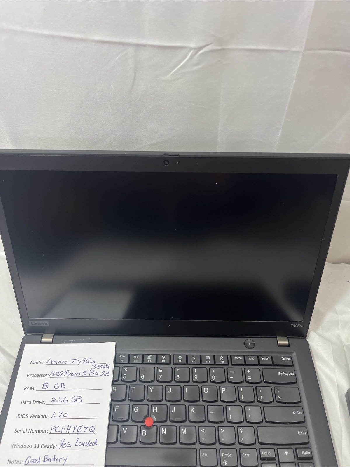 Lenovo ThinkPad T495s 14″ Ryzen 5 Pro 3500U 8GB 256GB – Very Good