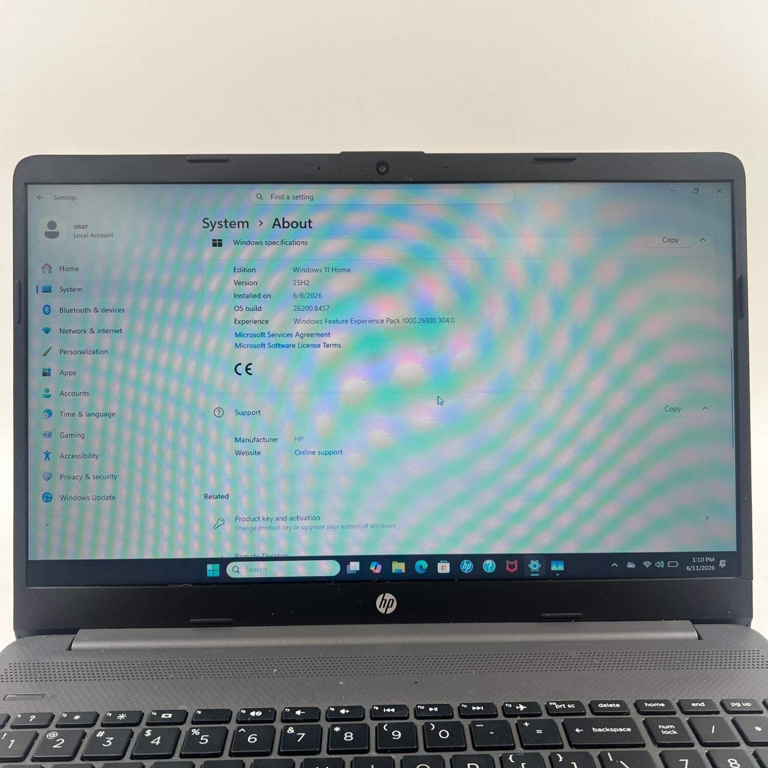 HP 255 G8 RTL8822CE 15.6″ 3020e 1.2GHz 4GB RAM 128GB SSD