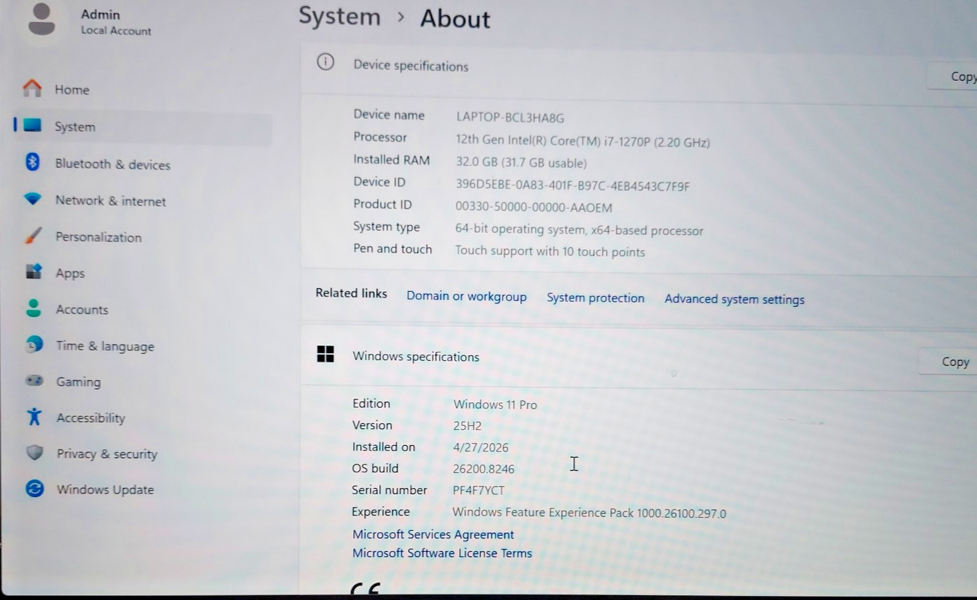 Lenovo ThinkPad X1 Carbon Gen 10 14″ SSD 512GB, Intel Core i7 12th Gen. 32GB RAM