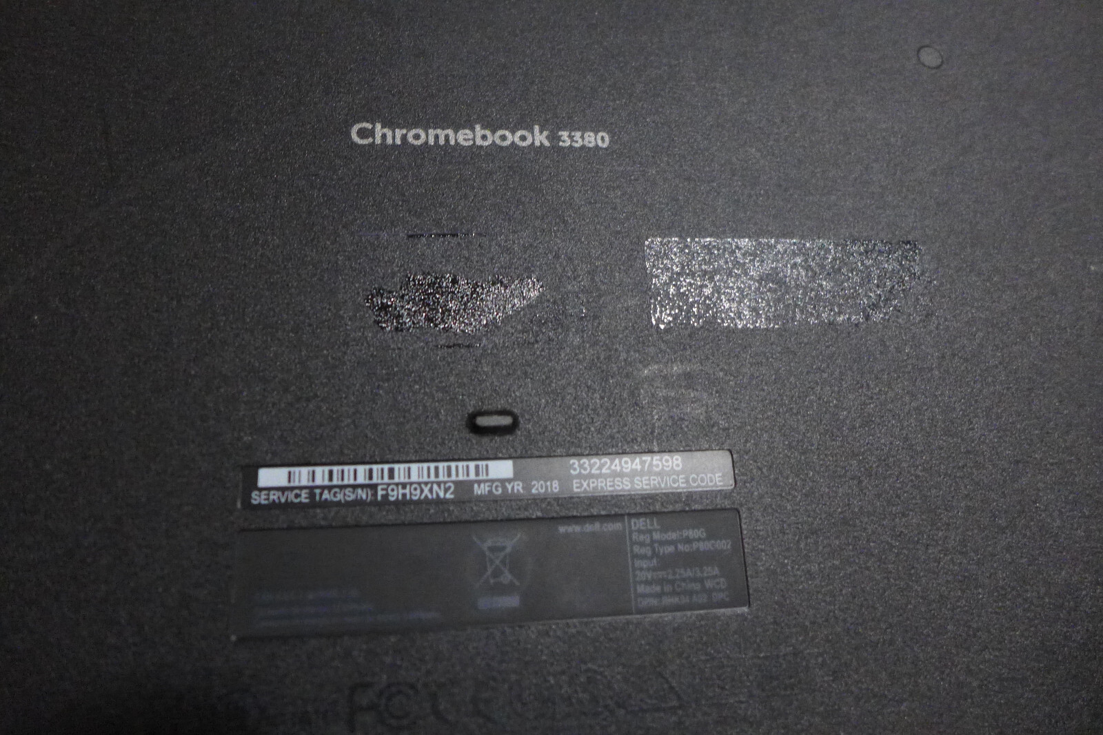 DELL CHROMEBOOK 13- 3380 13.3″ 1.6GHz CELERON 4GB RAM 16GB SSD TOUCH SCREEN S27