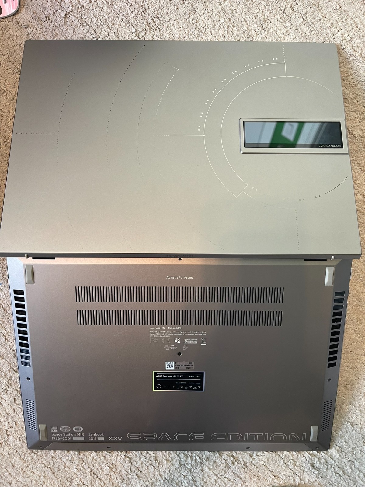 ASUS Zenbook 14X OLED Space Edition UX5401ZAS i7/16G/1TB SSD Rare Version