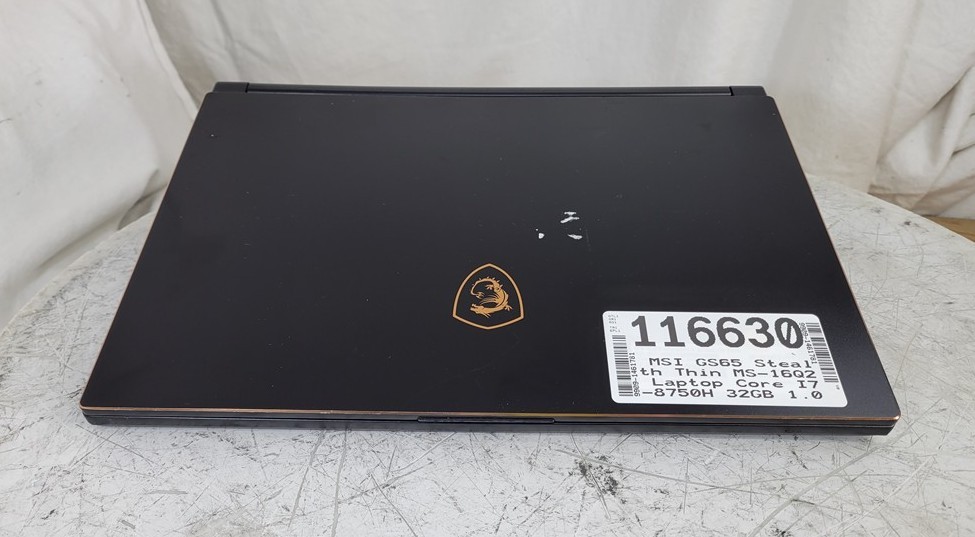 MSI GS65 Stealth Thin MS-16Q2 Laptop Core I7-8750H 32GB 1TB SEE NOTES