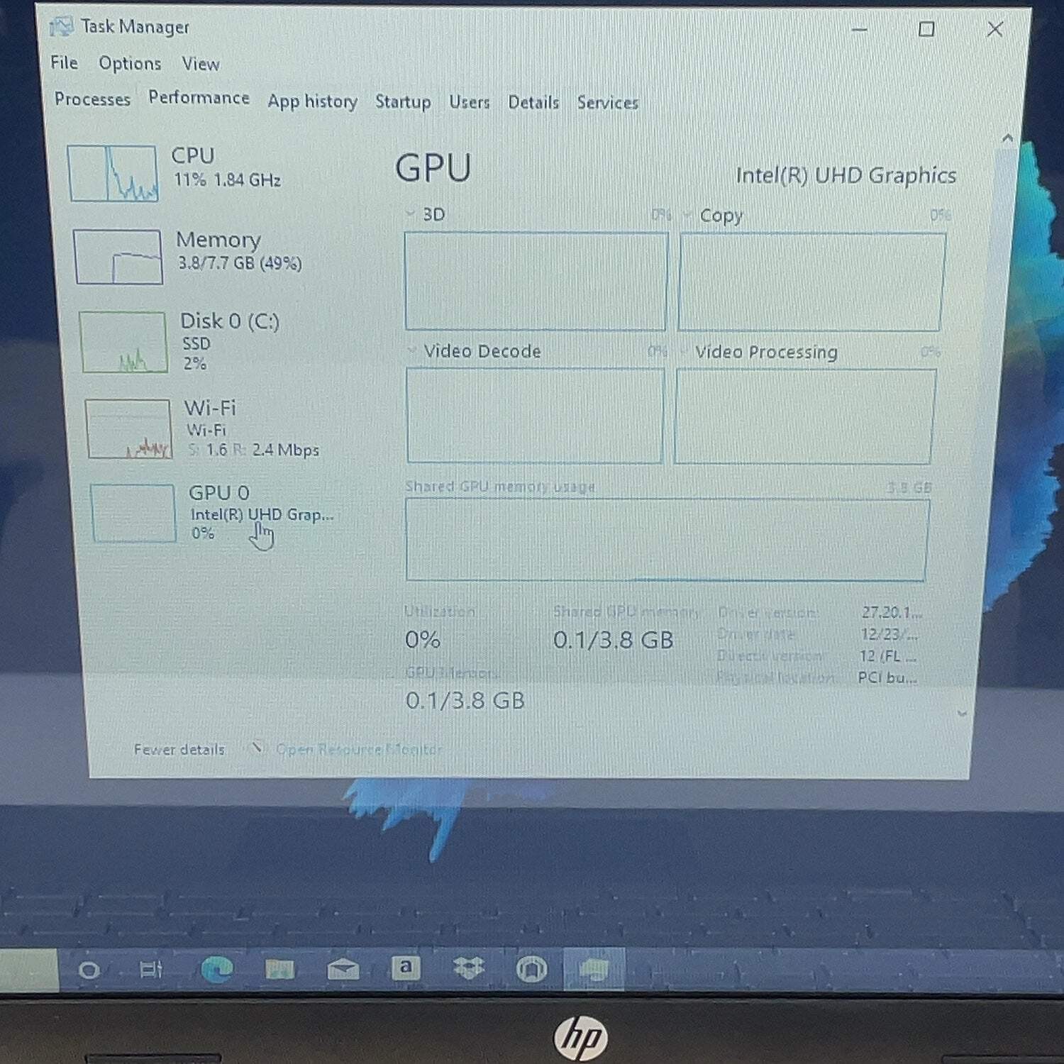 HP Laptop 17-CN0003CY 17.3″ i3-1125G4 2.0GHz 8GB RAM 512GB SSD