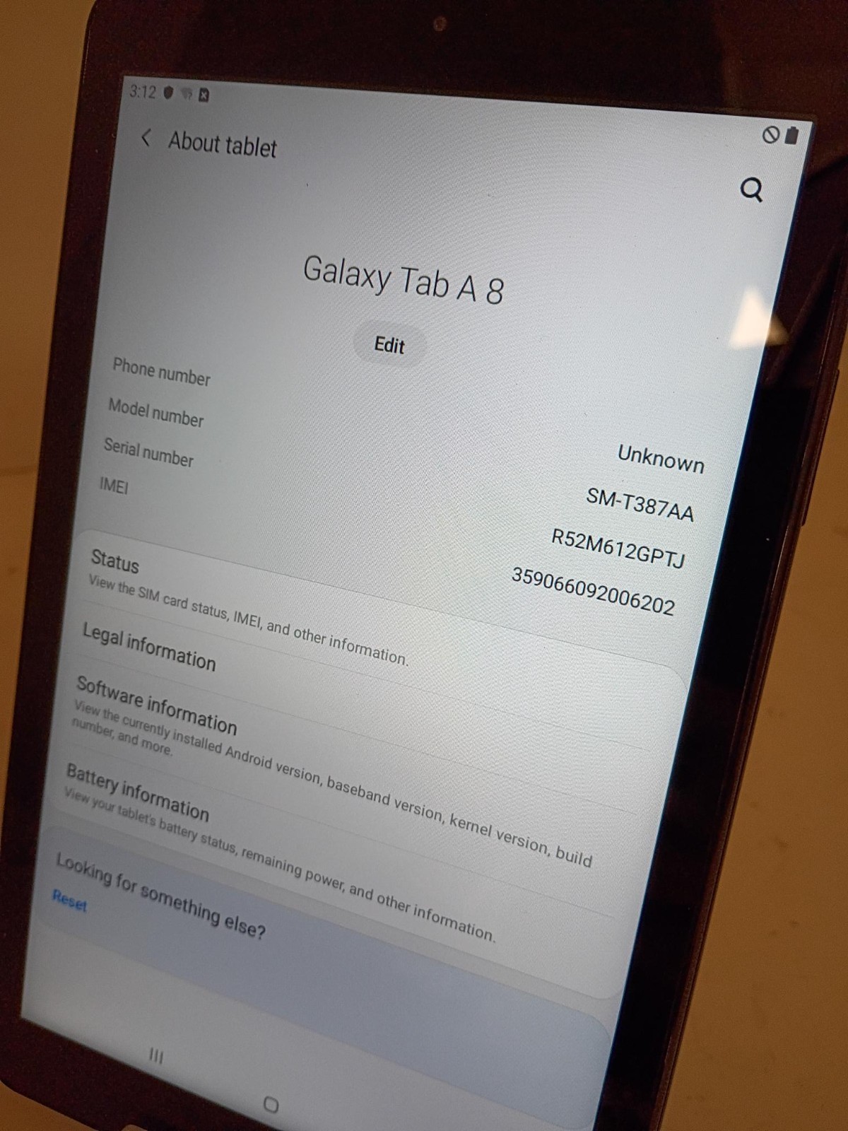 Samsung Galaxy Tab A 8.0 (2018) AT&T MSM 8917 2GB(RAM) + 32GB 8″ 1280 x 800