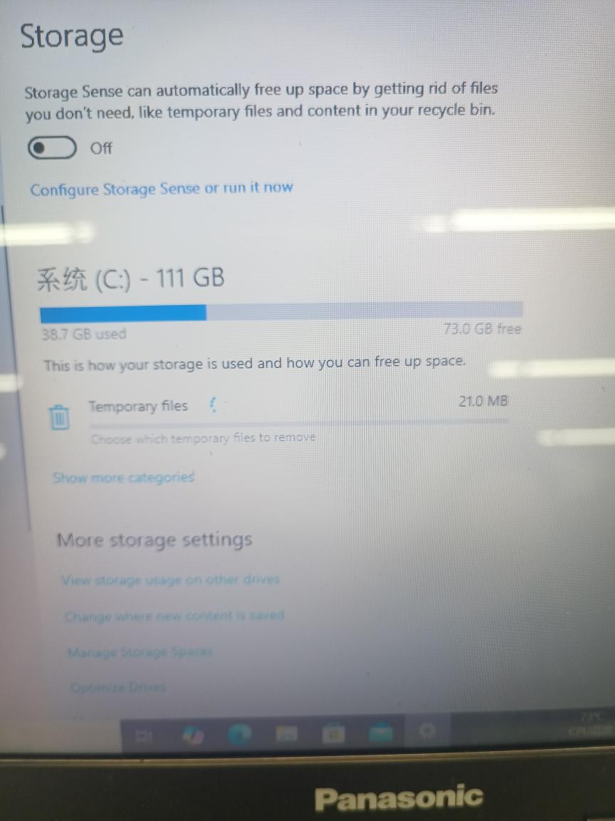 PRE OWNED PANASONIC CF-53 WINDOWS 10 PRO-INTELCORE I5-3340M-2.7GHZ-8 (P23016936)
