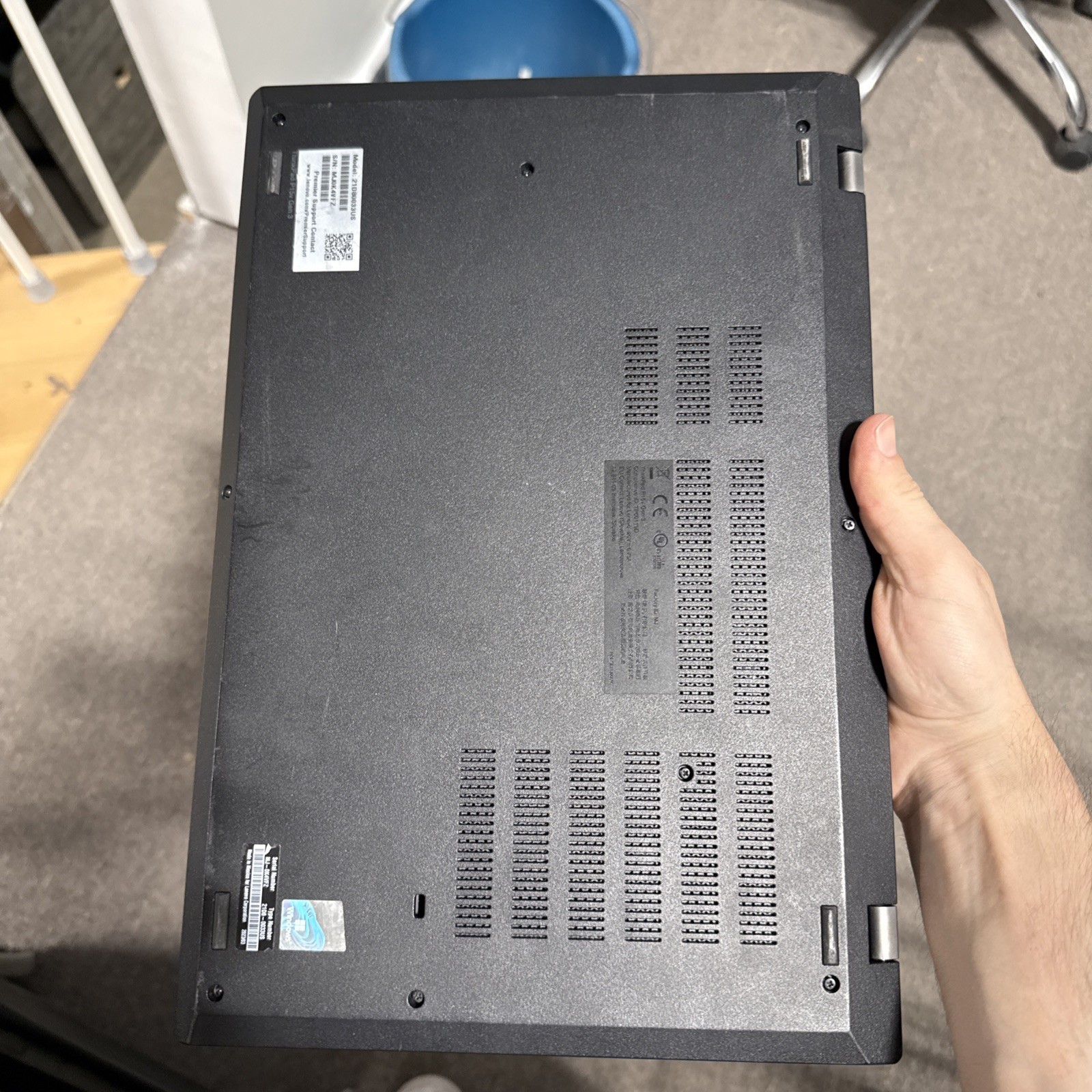 LENOVO THINKPAD P15V GEN 3 15.6″ CORE i7-12700H 2.3GHz – NO RAM SDD AC – AS IS