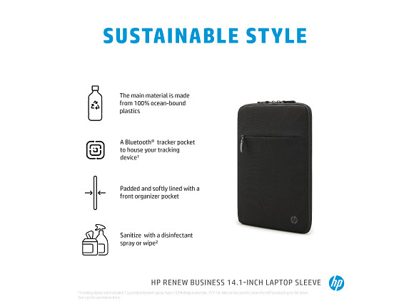 HP Renew Business 14.1-inch Laptop Sleeve