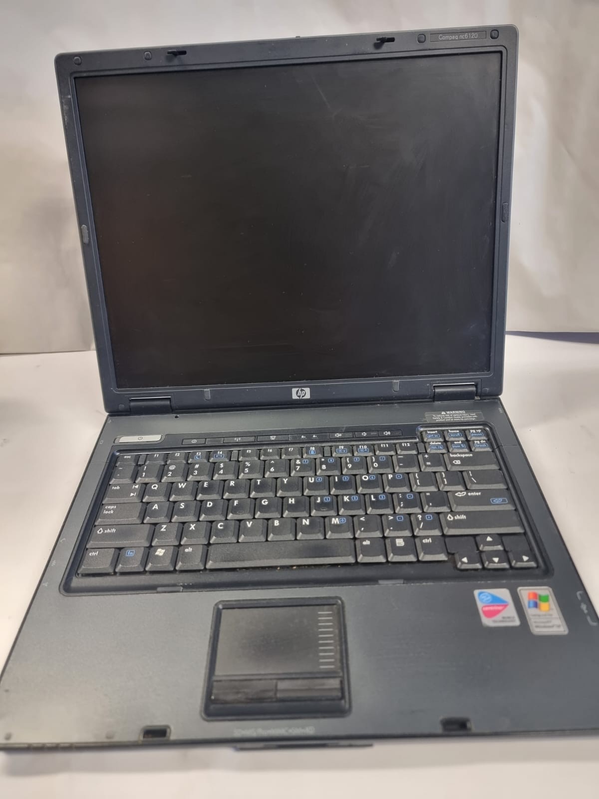 HP Compaq NC6120 Laptop Intel Centrino / No RAM/ No HDD / AS IS / Part only