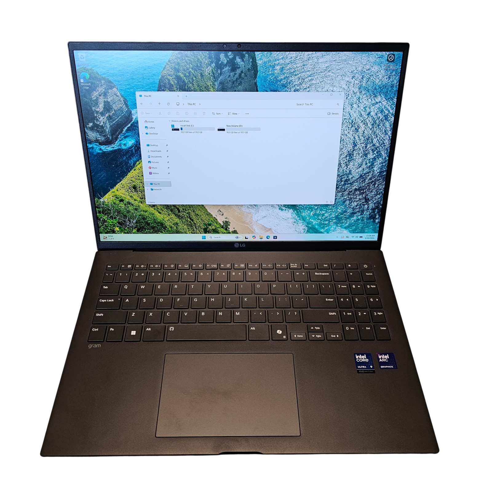 LG Gram 16 16Z90TL-H.AUB9U1 Touch Laptop Ultra 9 288V 32GB – 2TB – Open Box