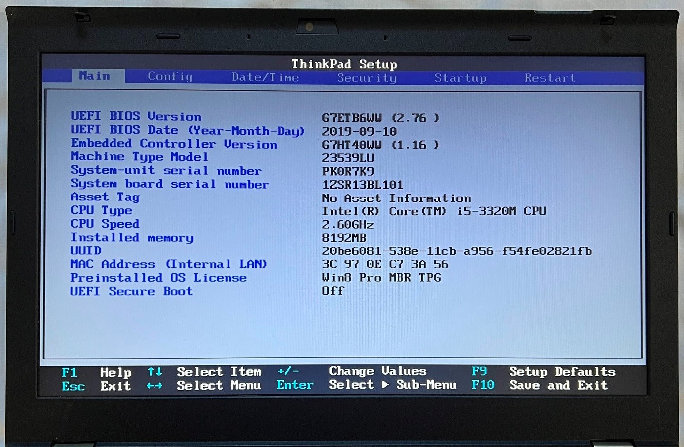 Lenovo Thinkpad T430S I5 8GB Ram 500GB drive webcam win11 PRO charger read