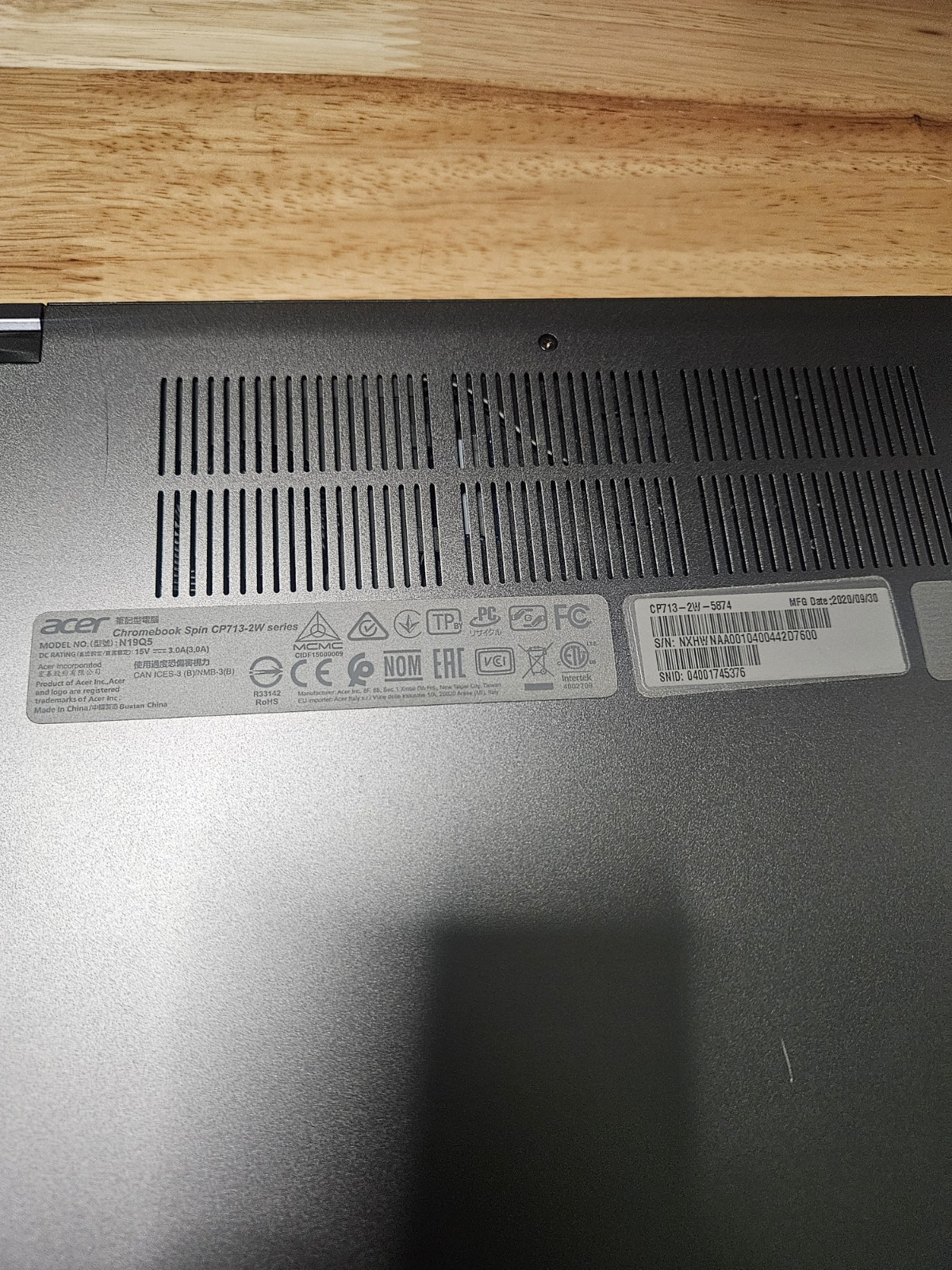 Acer Chromebook Spin 713 CP713-2W 13.5″ 128GB SSD | 8GB RAM | i5 10th Gen