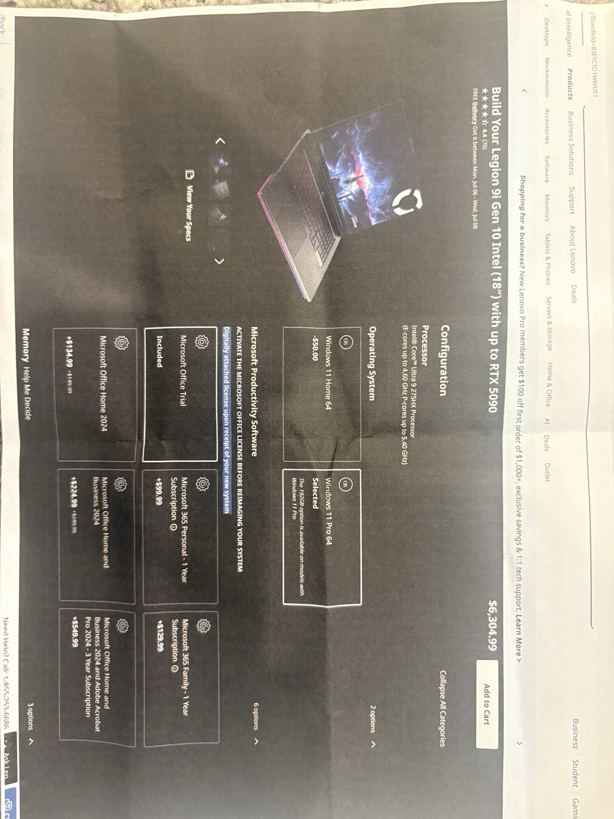 Legion 9i Gen 10 Intel (18″) with RTX 5090