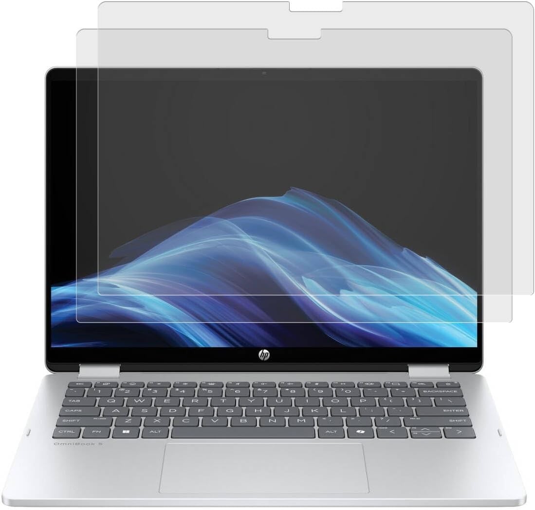 2 Pack Anti Glare Screen Protector for HP OmniBook 5 Flip 14-fp Series 2-in-1