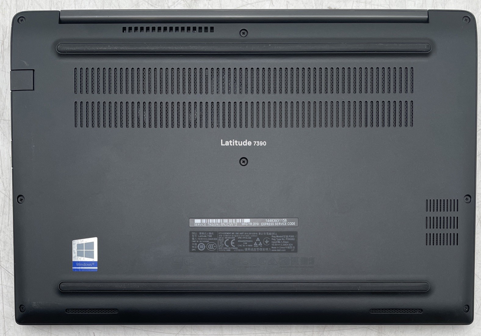 Dell Latitude 7390 i5-8350U 1.7GHz 8GB RAM NO SSD No Battery No OS BIOs Locked