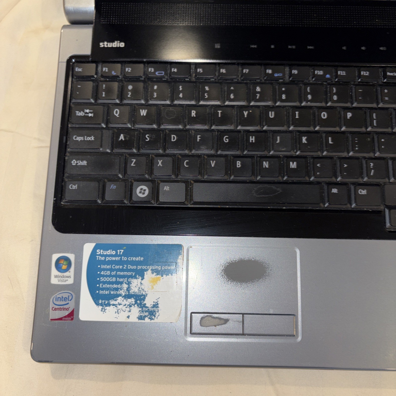 Dell Studio 1737 Intel Core 2 Duo T6500 2.10GHz 4GB NO HDD