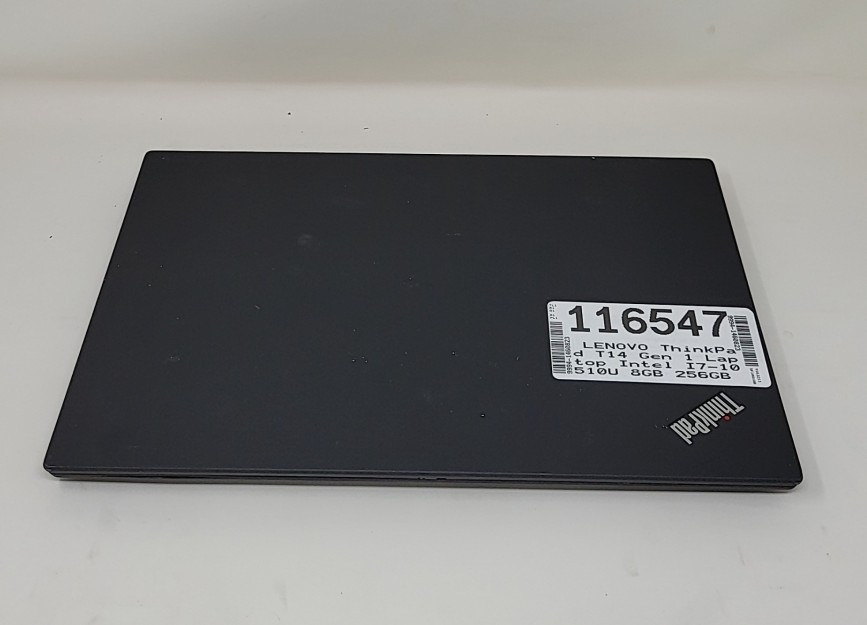 LENOVO ThinkPad T14 Gen 1 Laptop Intel Core I7-10510U 8GB 256GB SEE NOTES