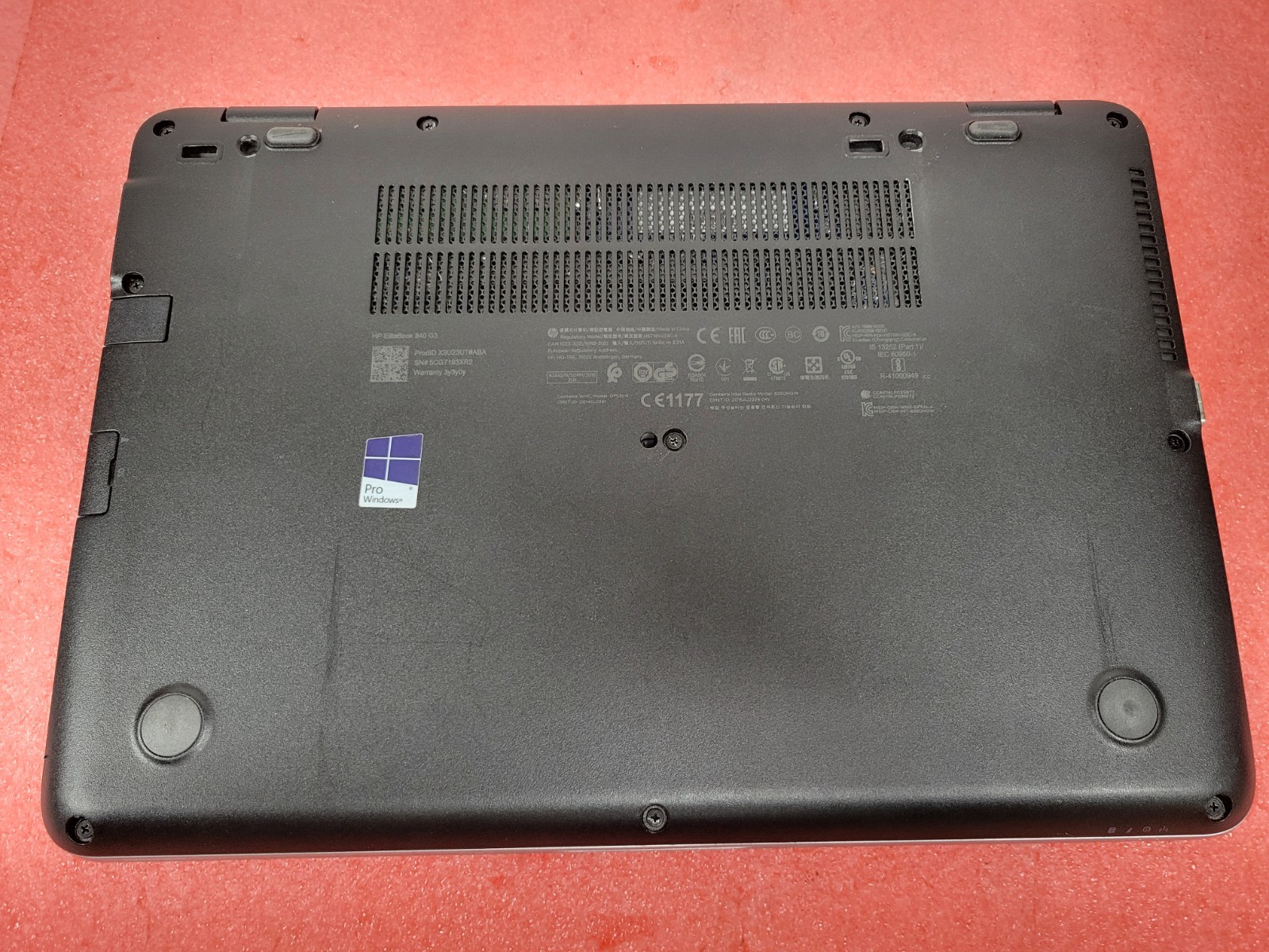 HP EliteBook 840 G3 i5-6200U@2.3GHz 8GB RAM *No HDD/No OS/BIOS* | C919