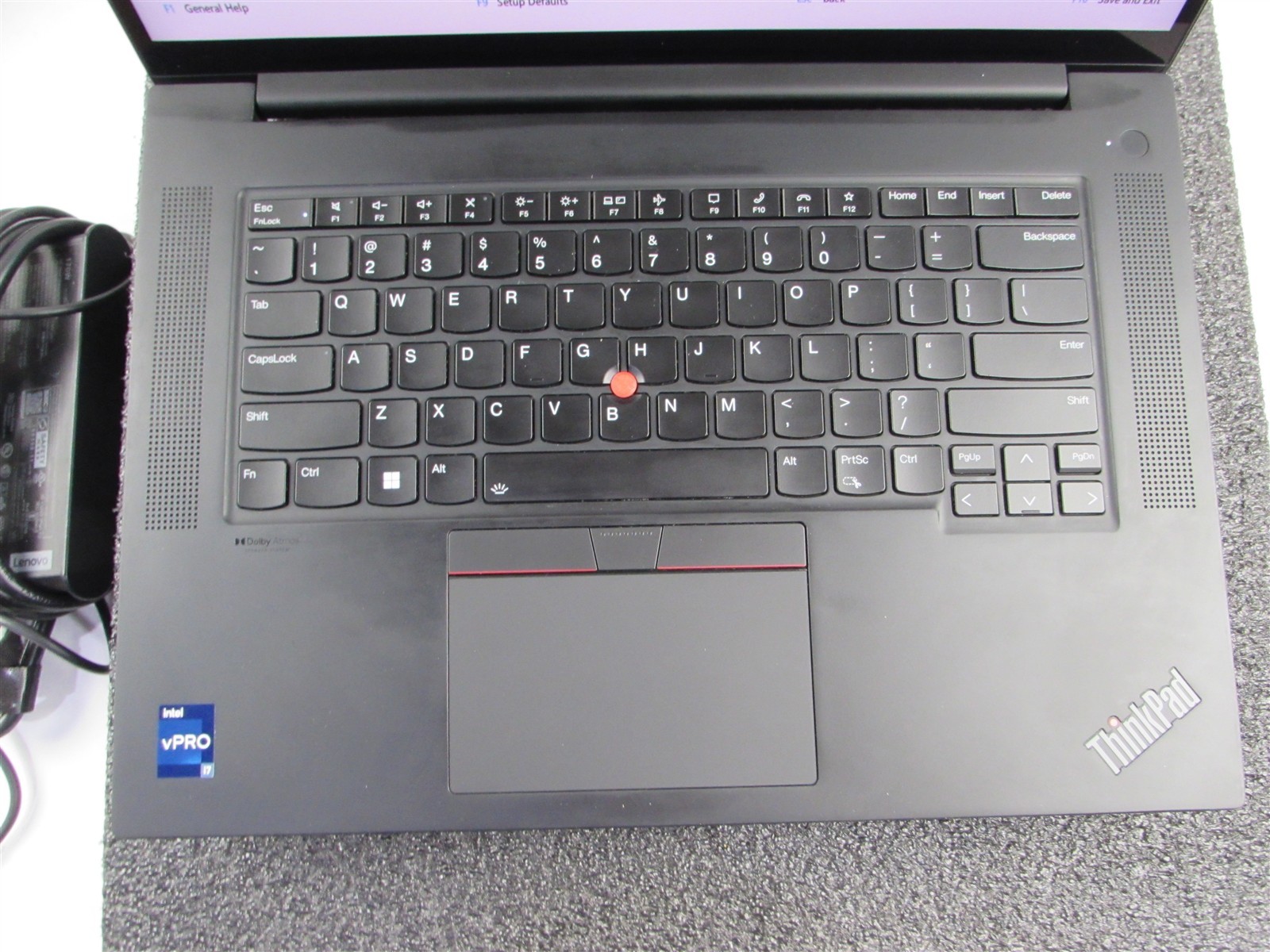 LENOVO THINKPAD P1 (GEN 5) 4K TOUCH I7-12800H 512GB 16GB RAM RTX A1000 WIN 11