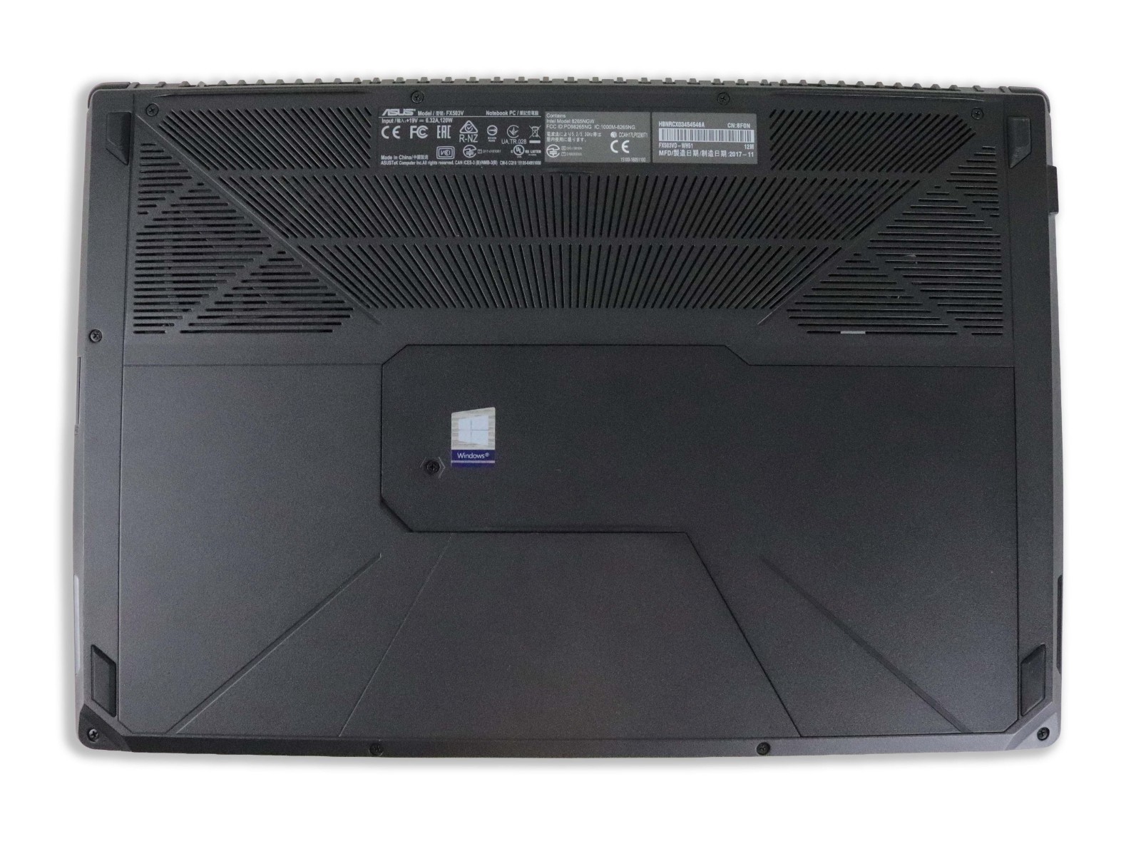 ASUS FX503VD 15.6 Laptop Intel i5-7300HQ 16GB RAM 128GB SSD+1TB NVIDIA GTX 1050
