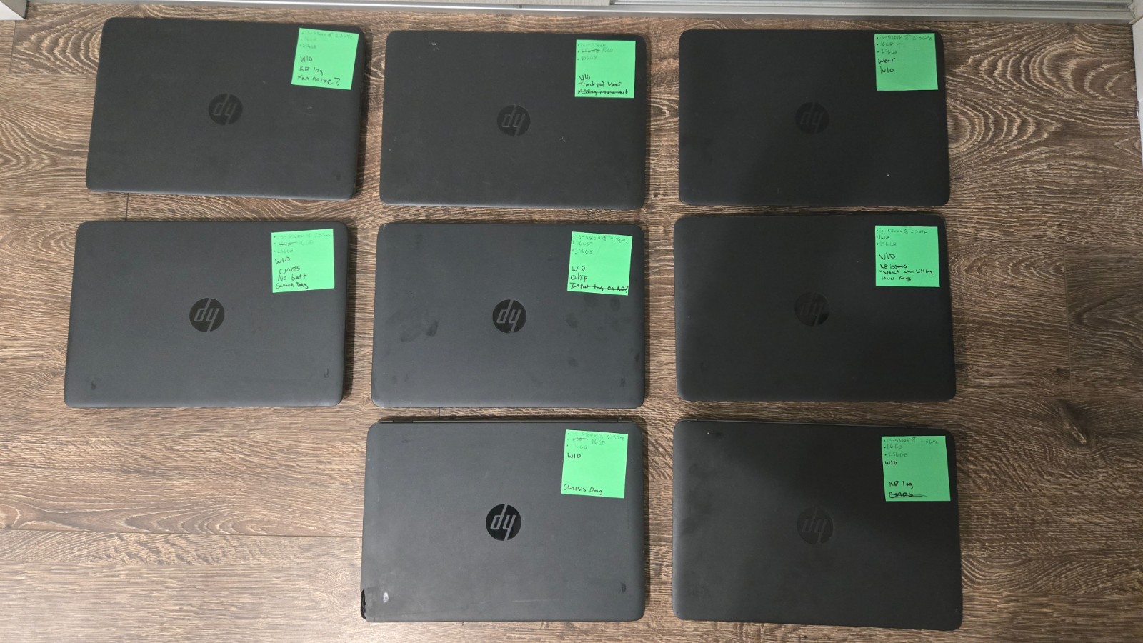 LOT x8 | HP Elitebook 840 G2 14″ Laptop | i5-5300U | 16GB RAM | 256GB SSD | W10P