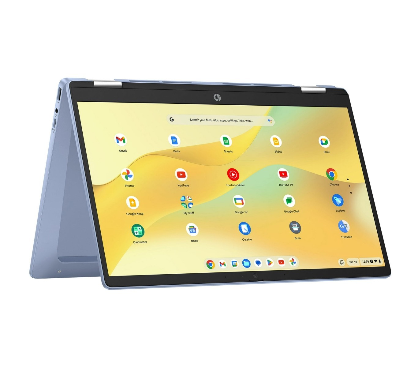 HP 14 inch x360 FHD Touch Chromebook Laptop Intel Processor N100 4GB RAM 64GB