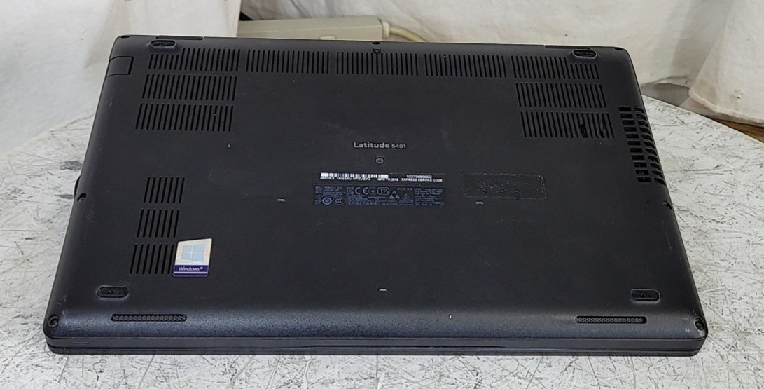 DELL LATITUDE 5401 Laptop Intel I5-9300H 4GB 256GB SEE NOTES