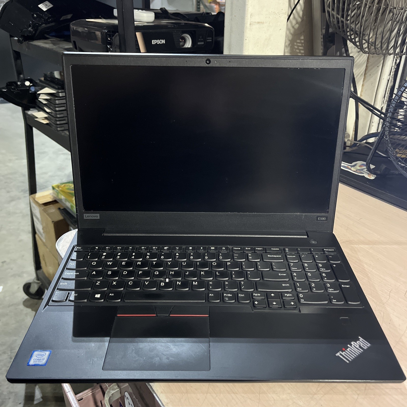 LENOVO THINKPAD E590 INTEL CORE I7-8565U 1.80GHZ 8GB RAM NO HD