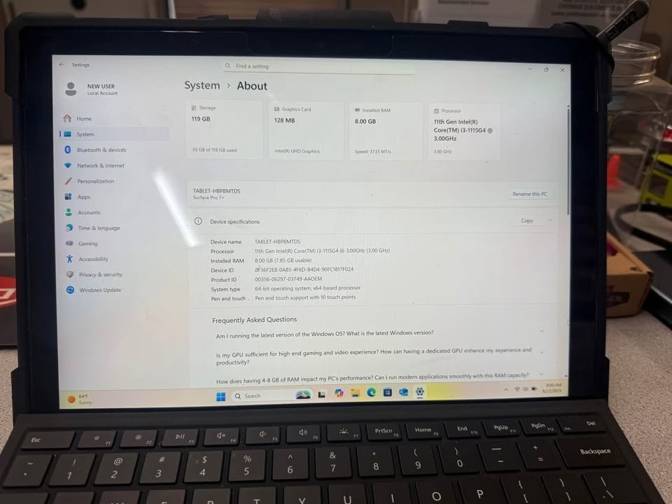 Microsoft Surface 7 Pro+