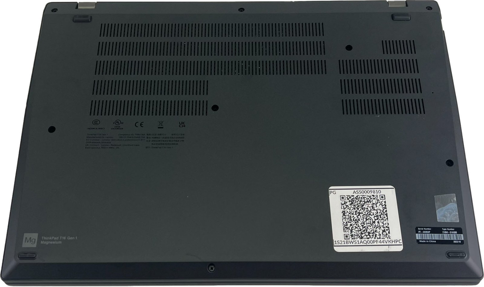Lenovo ThinkPad T16 Gen 2 16″ Laptop i5 13th Gen 512GB SSD 8GB RAM Win 11 (PG)