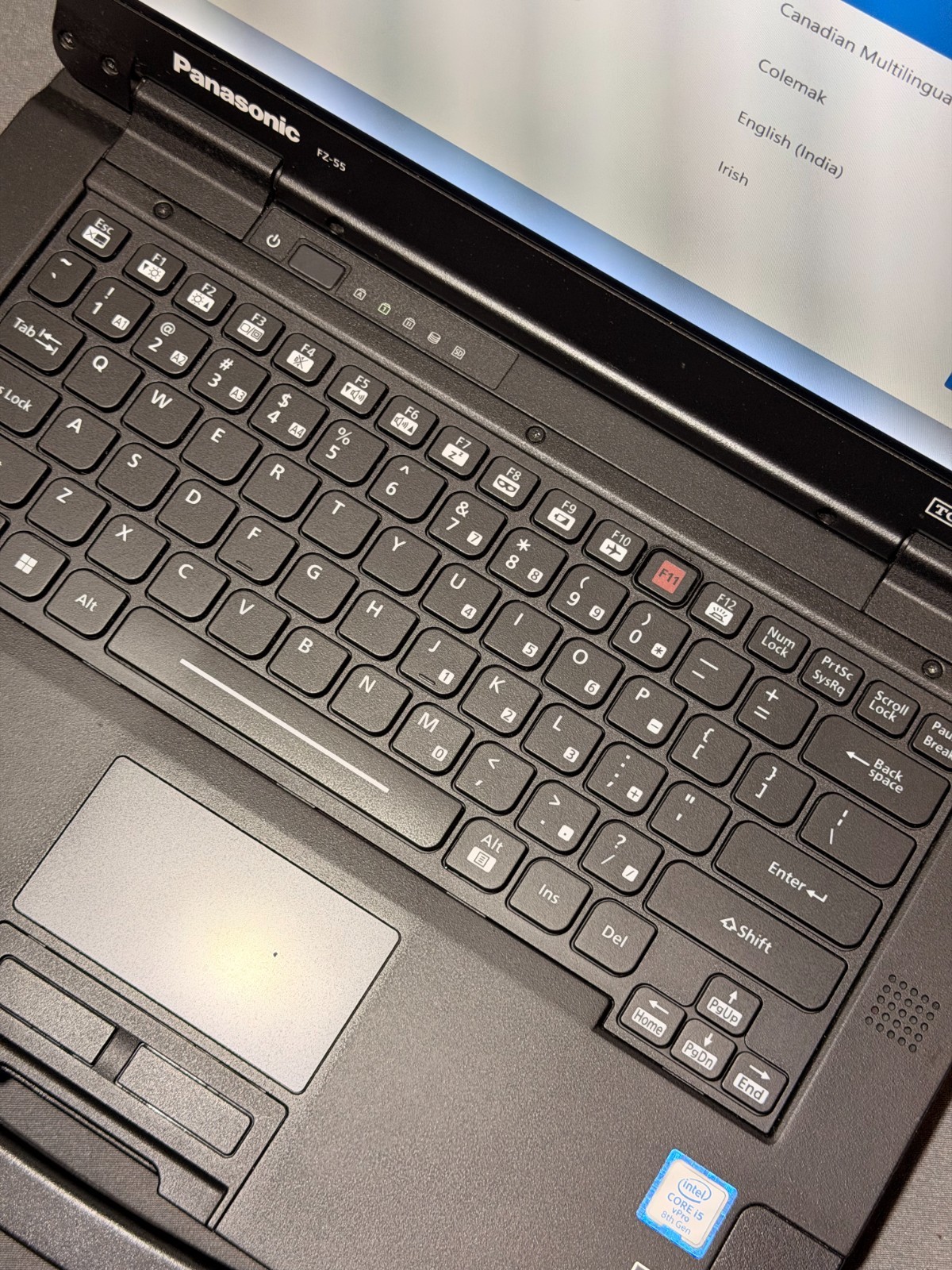 Panasonic Toughbook FZ-55 MK1 14″ i5-8365U 32GB 512GB NVMe Win11 Pro