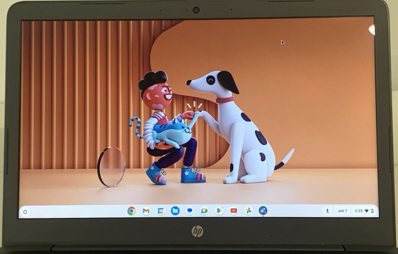 HP Touch Screen Chromebook 14-ca061dx 14″ Intel N3450 1.1GHz 4GB RAM 32GB SSD