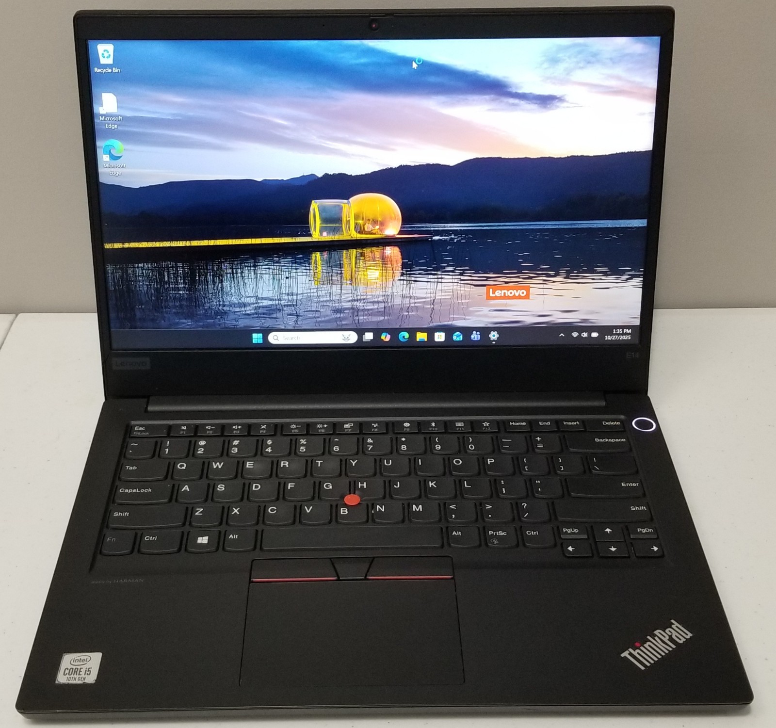 Lenovo ThinkPad E14 14″ Laptop Gen 1 Core i5-10210U 8GB RAM 240GB SSD w/Charger