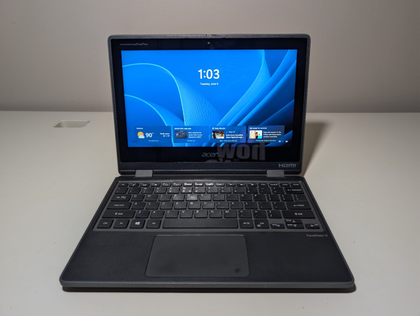 ACER TRAVELMATE SPIN 2-in-1 Touchscreen | CELERON N4020 4GB RAM 64GB SSD