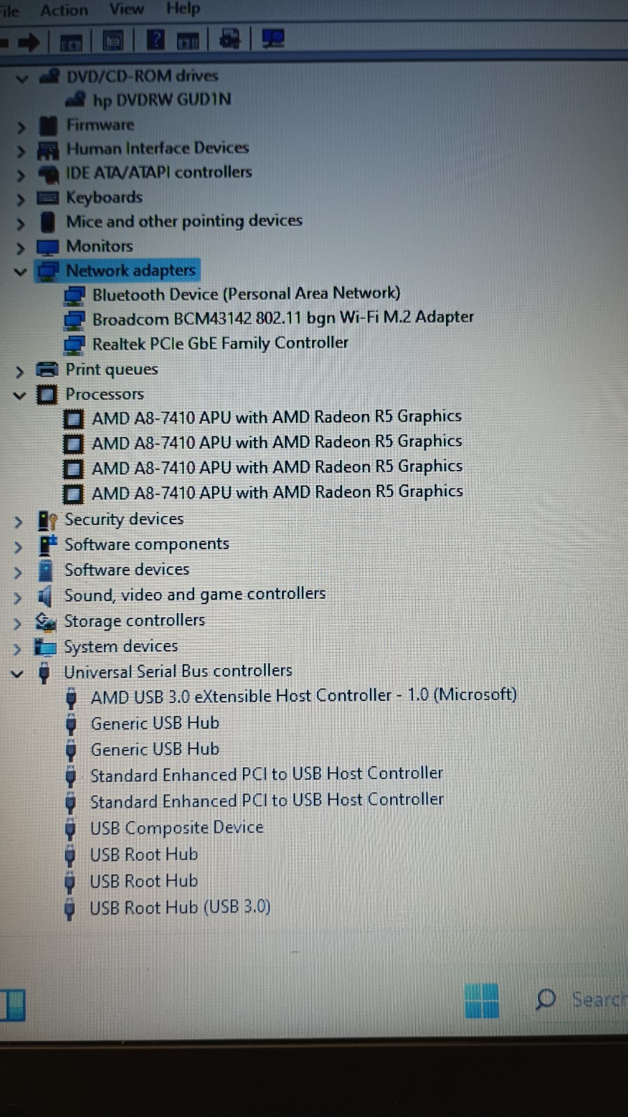 81203 ProBook455 G3 Gamer w/charger.Radeon R5.Optical.12GB.500GB HDD.15.6″.Nice!