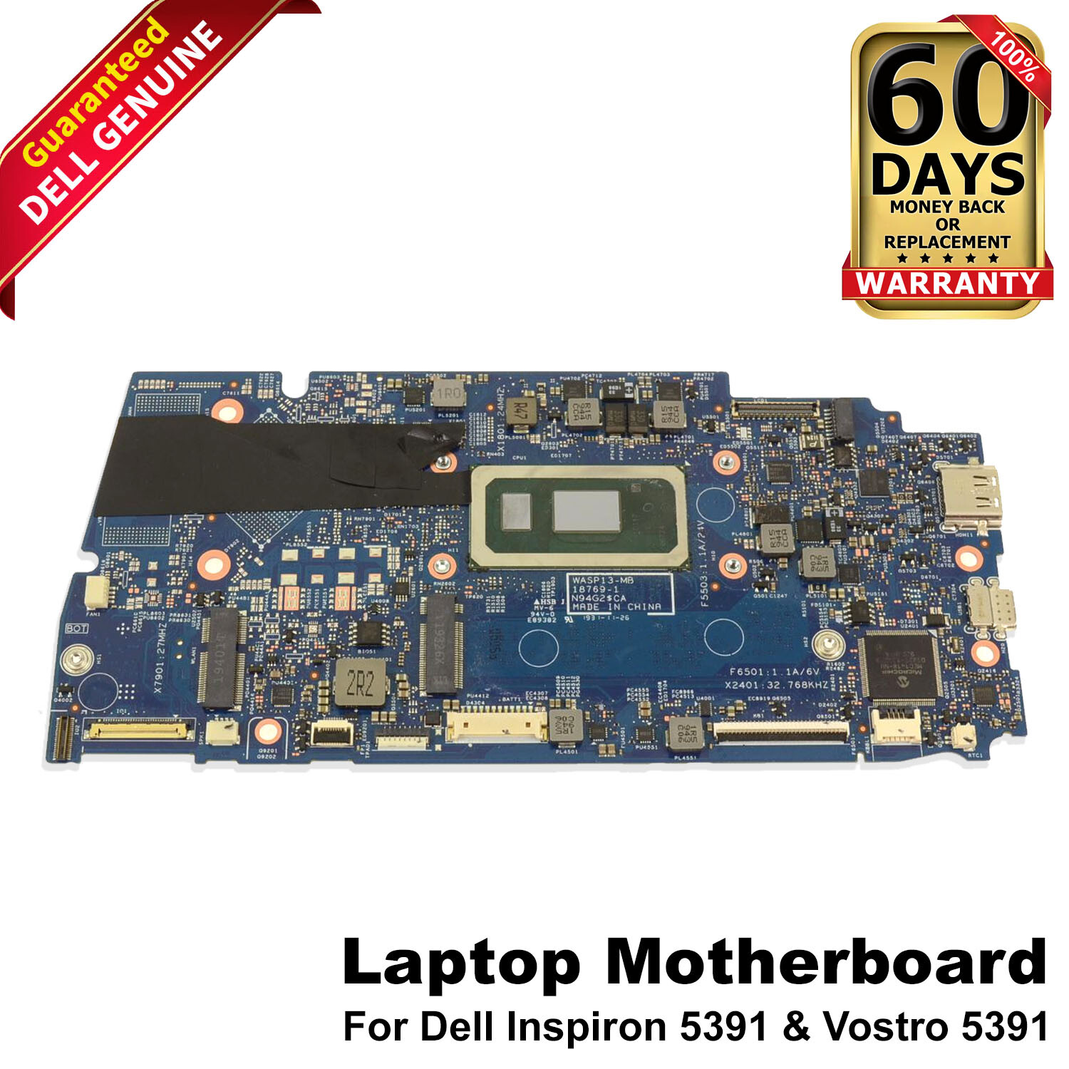 Dell Ins​​​​​​piron 5391 Core i5-10210U Quad-Core DDR3 Laptop Motherboard 5V5NC