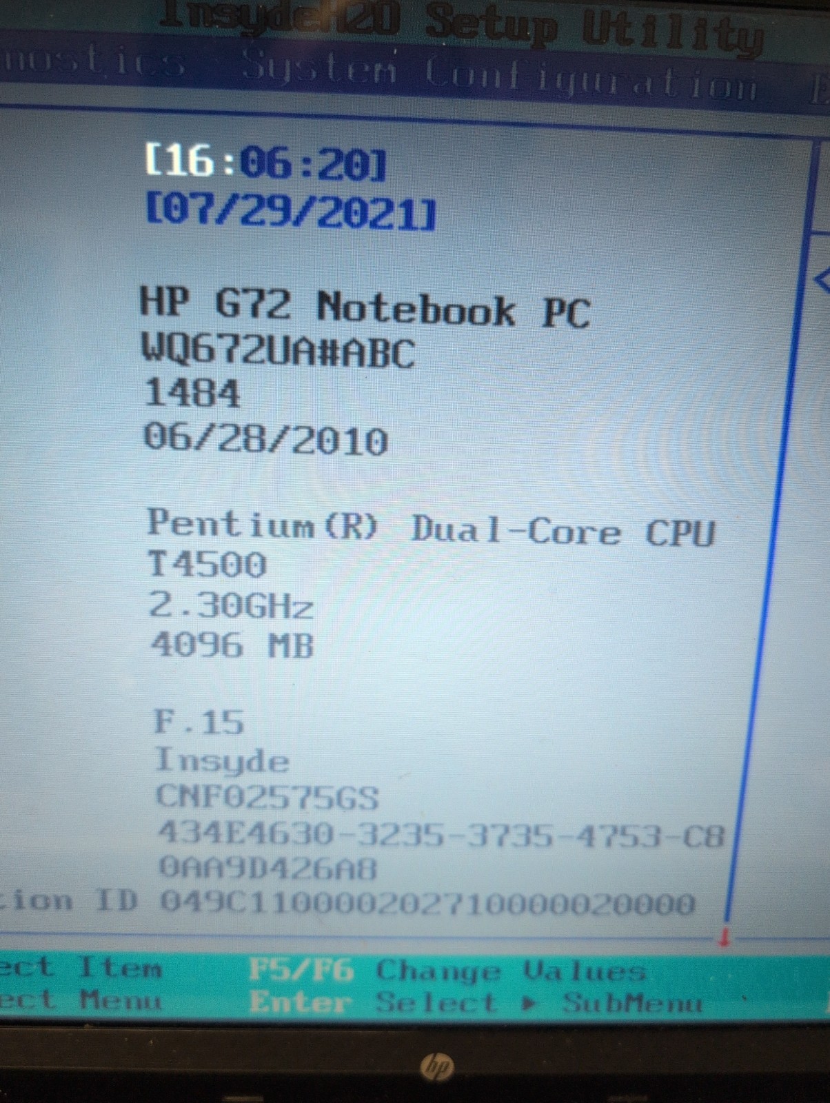 🔥 HP G72 17″ Notebook Pentium T4500 2.30GHz/4GB RAM/500GB HDD (NO OS, READ) –