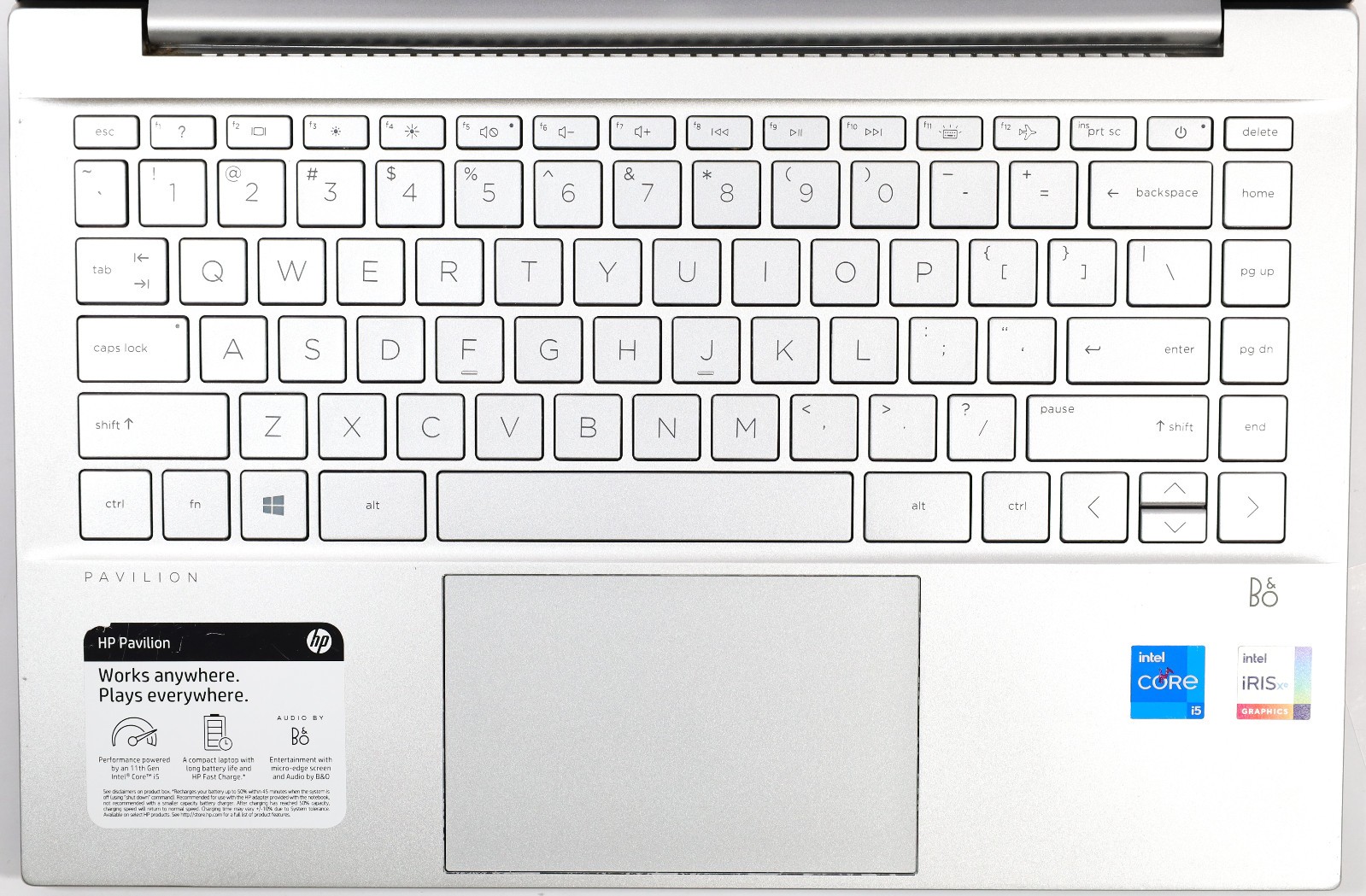 HP Pavilion 14-dv0065st Core i5-1135G7 CPU 16GB RAM 256GB SSD Win11 Home NO BATT