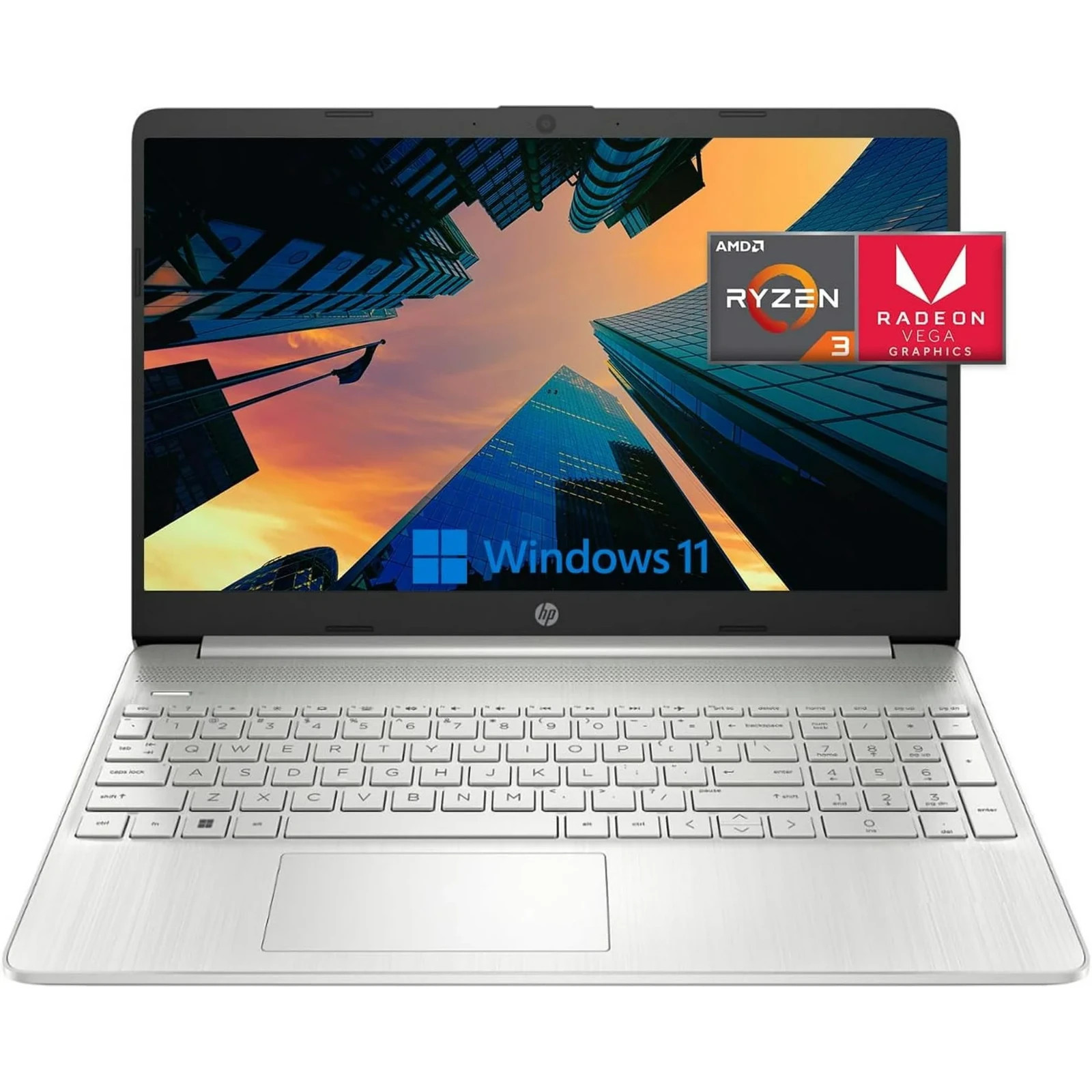 HP Business & Student Laptop, 15.6″ HD Display AMD Ryzen 3 5300U 16GB RAM 512GB