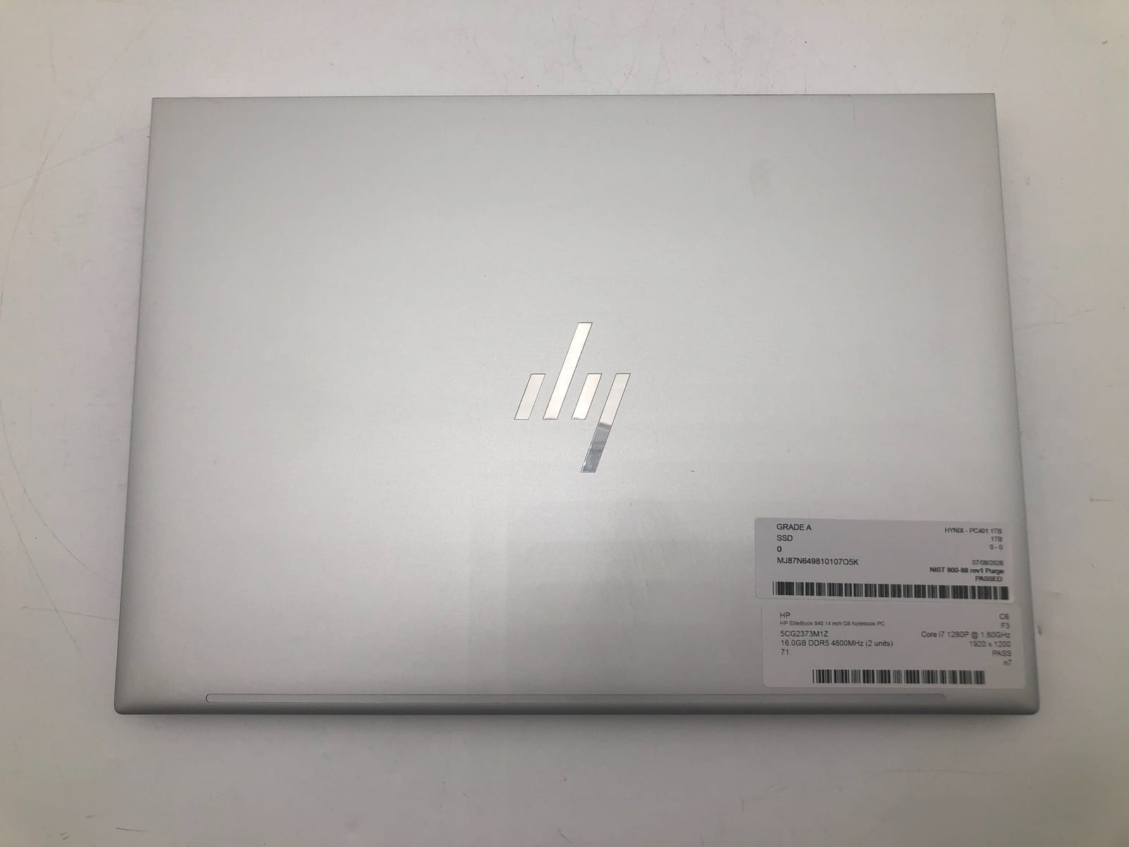 HP | EliteBook 840 14 inch G9 Notebook PC | i7-1280P | 16GB | 1TB | 71% Battery