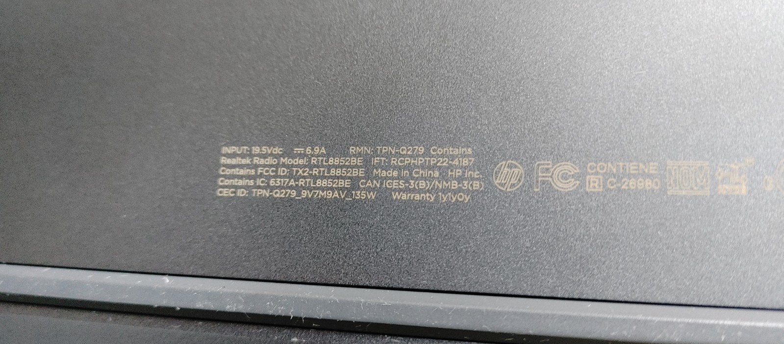 HP Victus 15-fb2063dx AMD Ryzen 5 7535HS Barebone Gaming Laptop RX 6550M Parts