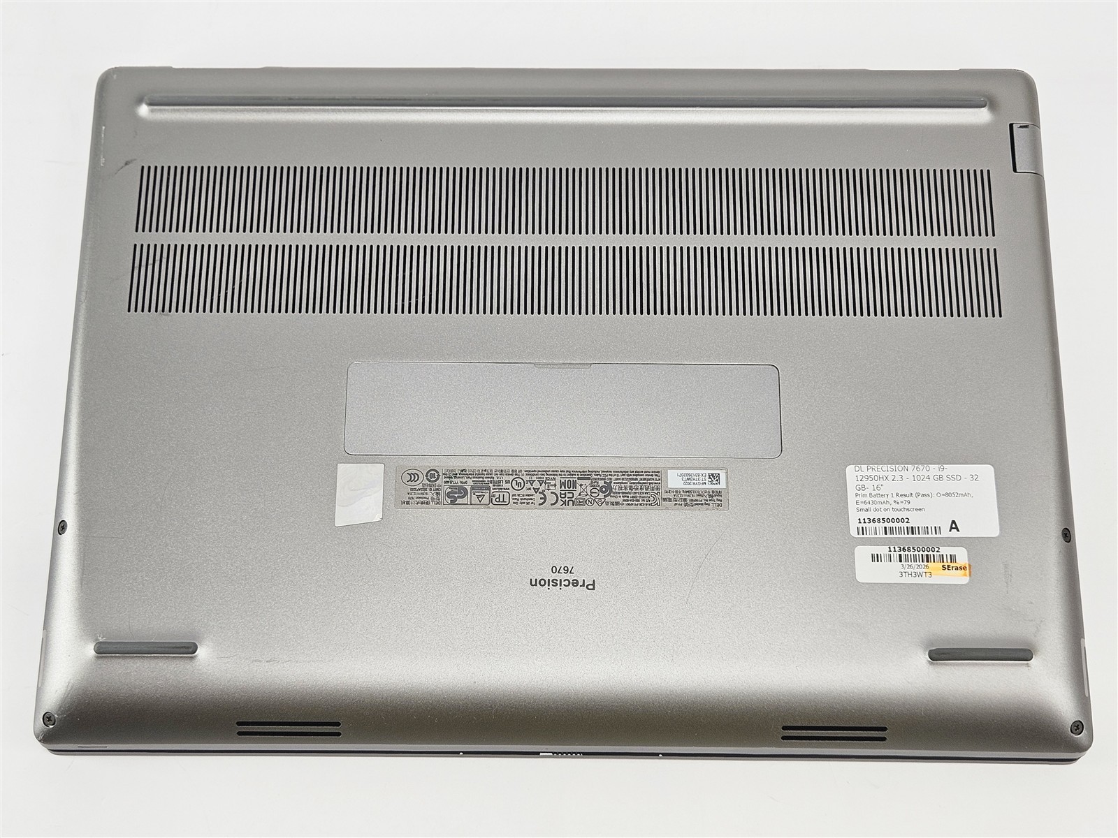 Dell 16″ Precision 7670 4K OLED Touch i9-12950HX RTX 3080 Ti 32GB RAM 1TB SSD