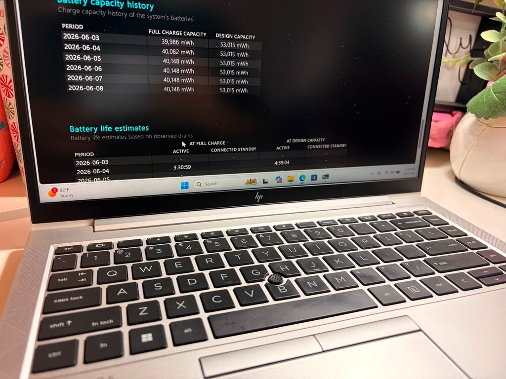 HP EliteBook 840 G8 14″ Laptop Intel i5-1145G7 16GB RAM 256GB SSD Windows 11 Pro