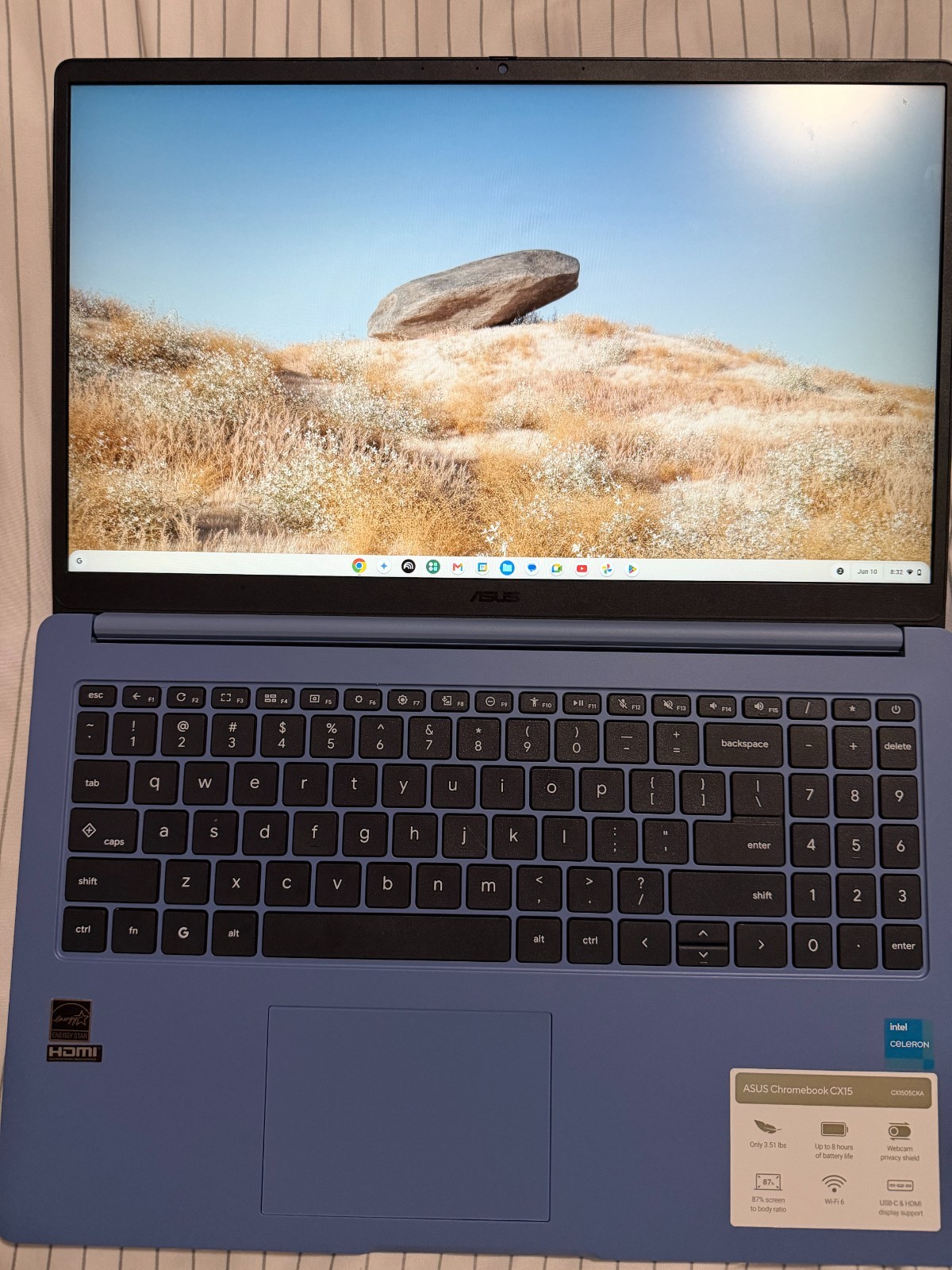 ASUS CX1505CKA-WS48F-FB 15.6″ FHD Celeron N4500 1.1GHz Intel UHD Graphics 4GB