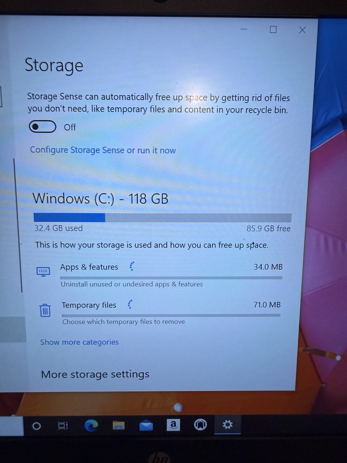 HP laptop 14inch windows
