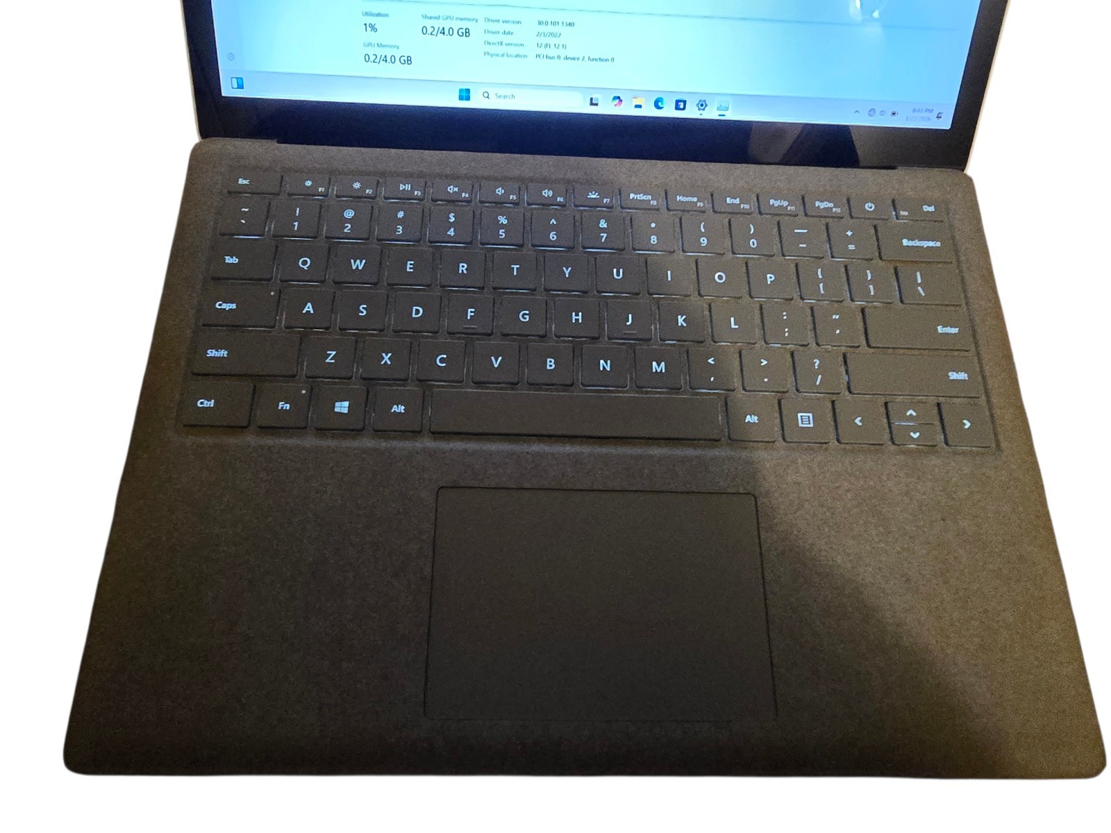 Microsoft Surface Laptop 2 13.5″ SLV i5 8250U 8GB RAM 128GB SSD Touch Chrg Win11