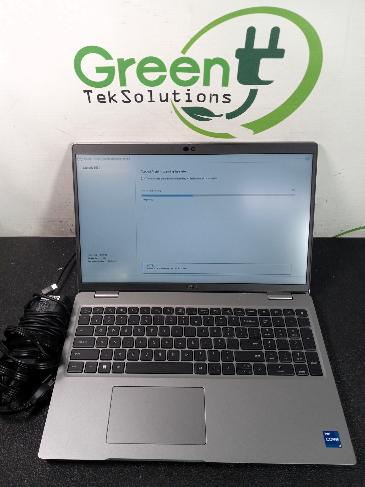 Dell Latitude 5531 15.6″ Core i7-12800H 256GB 16GB Laptop w Adapter Win11 READ