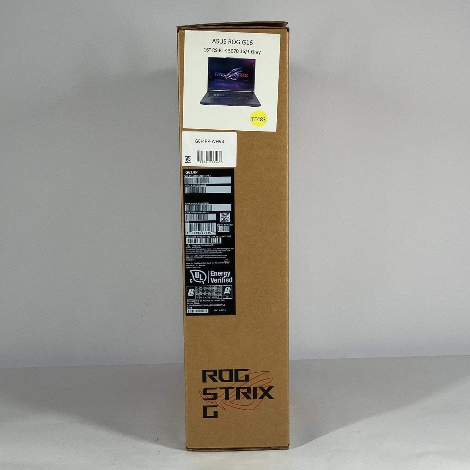 New Asus ROG Strix G16 G614PP 16″ Ryzen 9 8940HX 16GB RAM 1TB GeForce RTX 5070