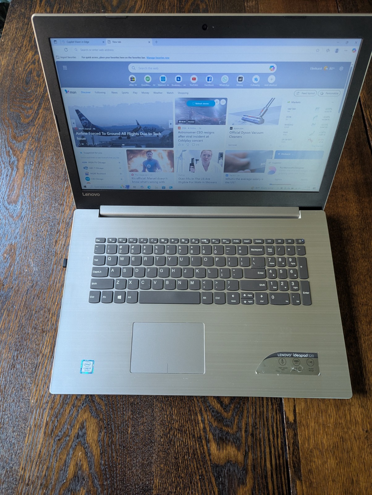 Lenovo Ideapad 320-17IKB 17.2in 1 TB HD 8 GB RAM i5-7200U Notebook Computer
