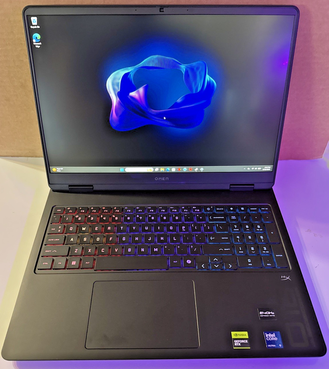 HP Omen 16″ 240Hz Gaming Laptop Ultra 9 285H 16GB RAM 1TB SSD NVIDIA RTX 5070